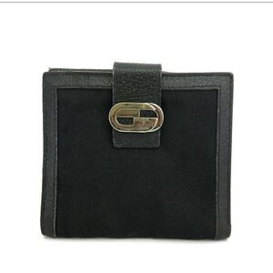 GUCCI GG Logo Canvas Leather Bifold Wallet /1A7636. 03504162106